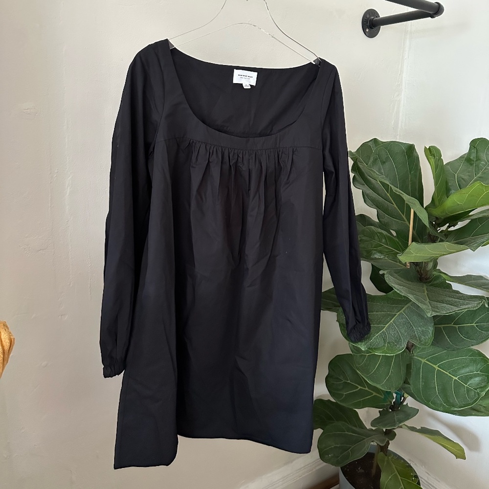 Black babydoll dress